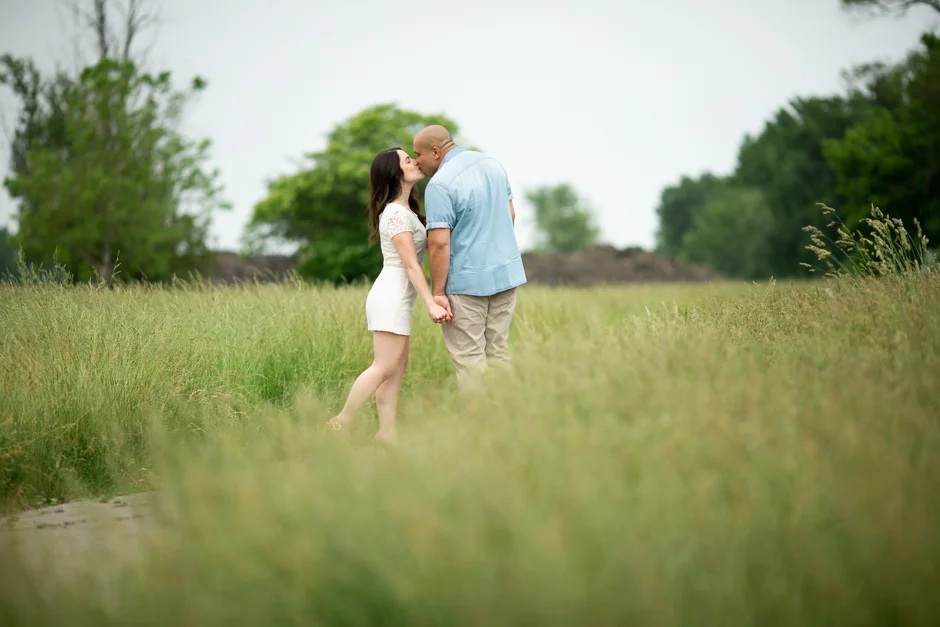 Marie + Jordan | Detroit Belle Isle | Engagement Photographer