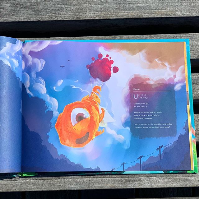 Up, up and away. Another great way to say good bye to your fishy friend. Get your copy in the link@in the bio ☝️#oopsthefishdied
.
.
.
.
#selflublished #pets #kidsdiy #raisingreaders #illustrationforkids #kidscrafts #momlife #momtruth #dadlife #teach