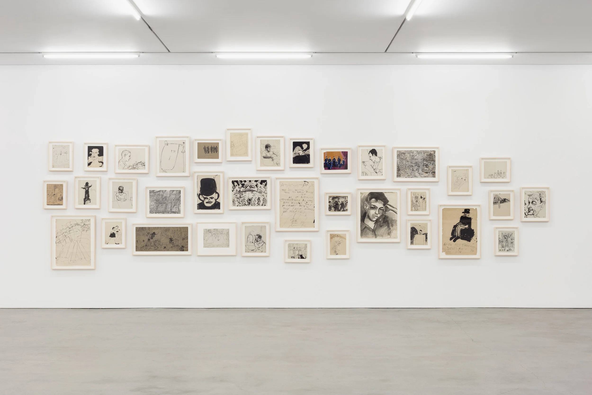 Installation view: Red Grooms, Handiwork 1955-2018 Marlborough Contemporary, New York September 6 – October 27, 2018