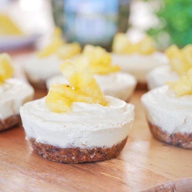 I&rsquo;m super excited to team up with @dolenewzealand in celebration of International Pineapple Day on the 27th of June and share with you this delicious recipe for Mini Pineapple Cheesecakes! 🍍😋 Pineapple has got to be one of the tastiest tropic