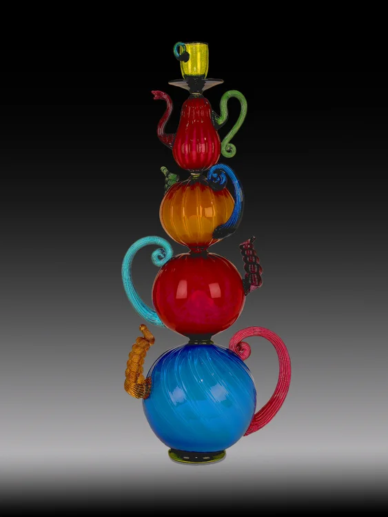 Jewel Teapot Stack