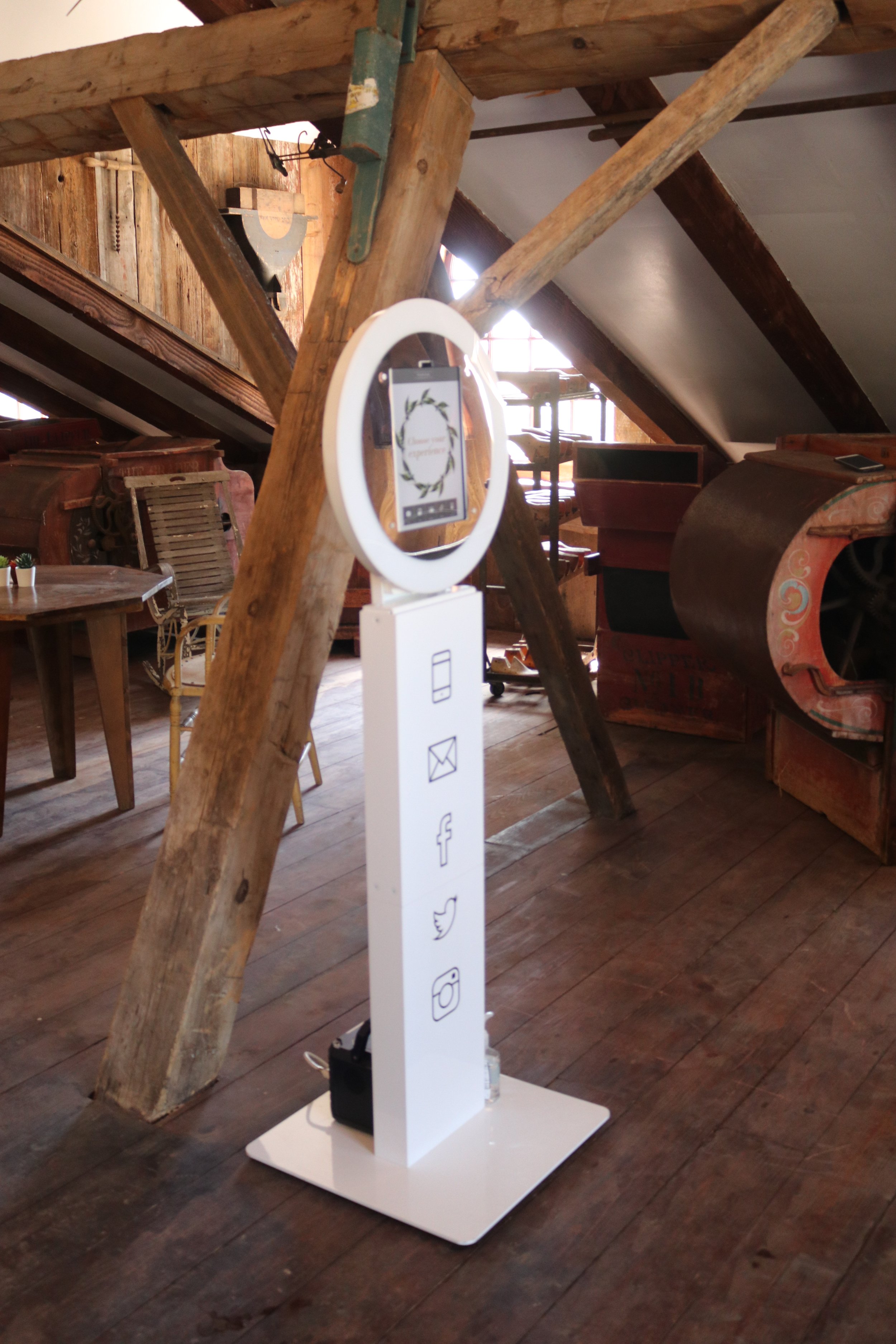 Spring Ranch - Redwood Mini DIY Selfie Booth wireless setup.JPG