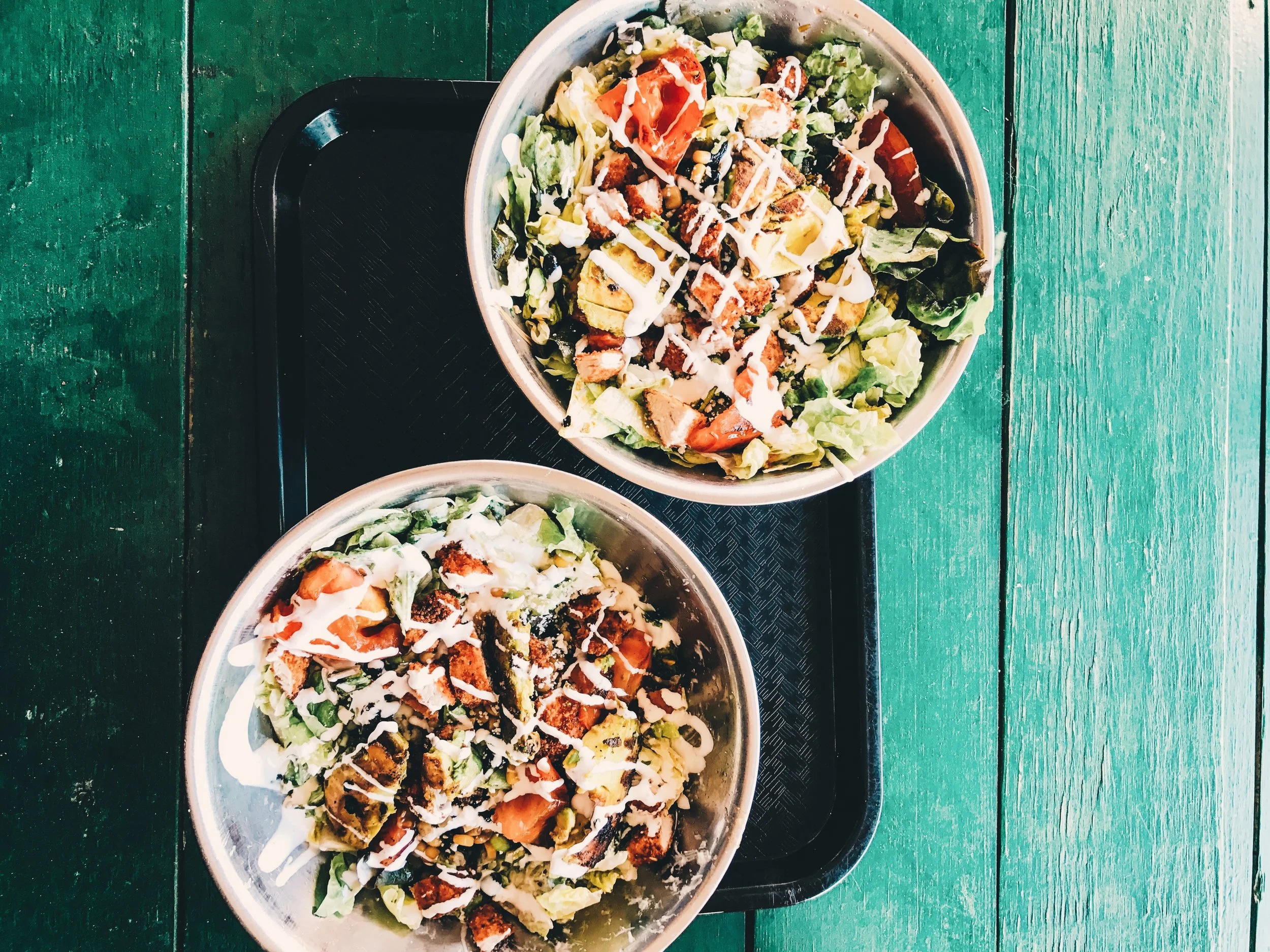 Snappy Salads - Grilled Avocado w/ Crunchy Chicken (both)