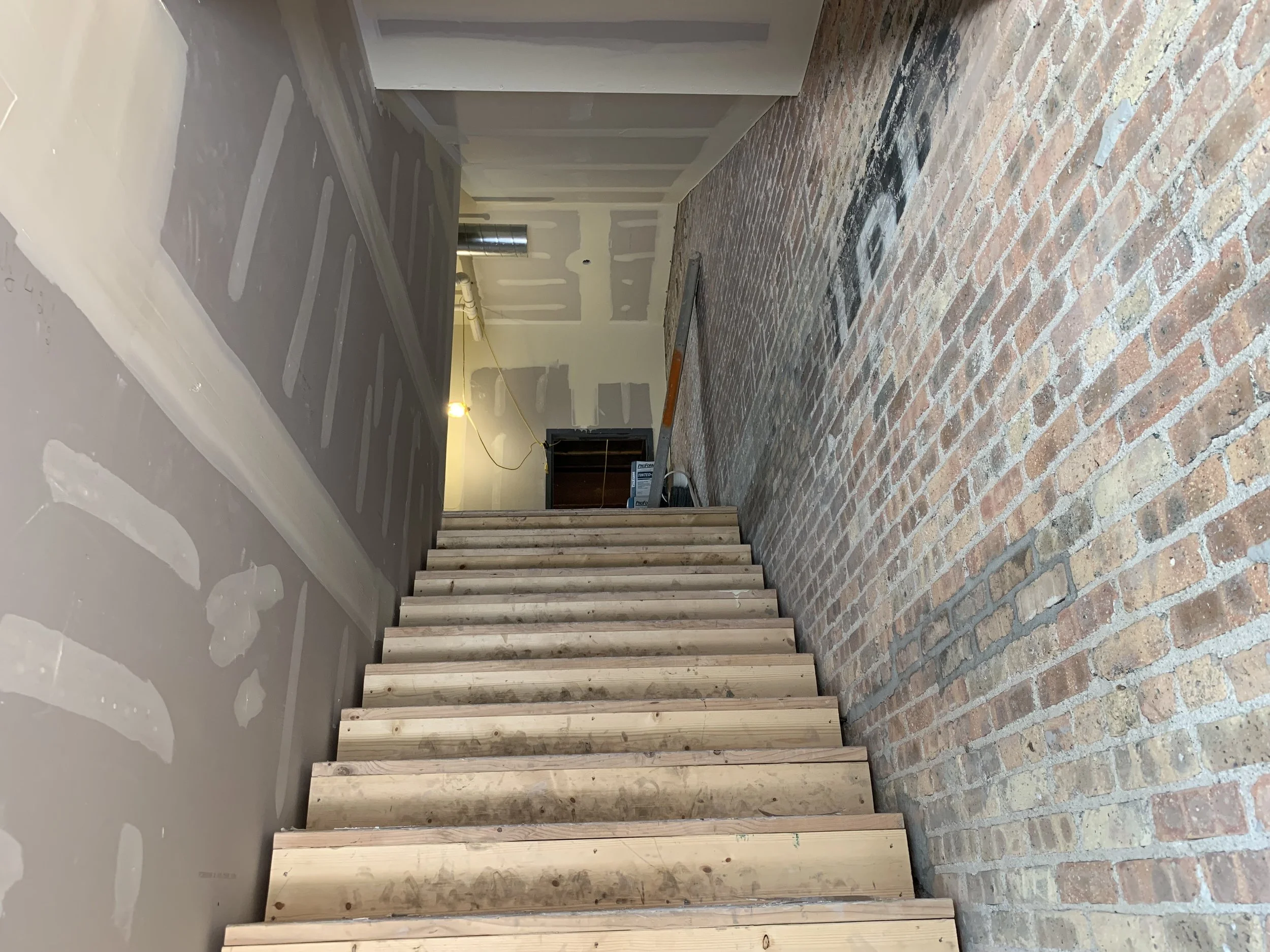 Upstairs advertisement