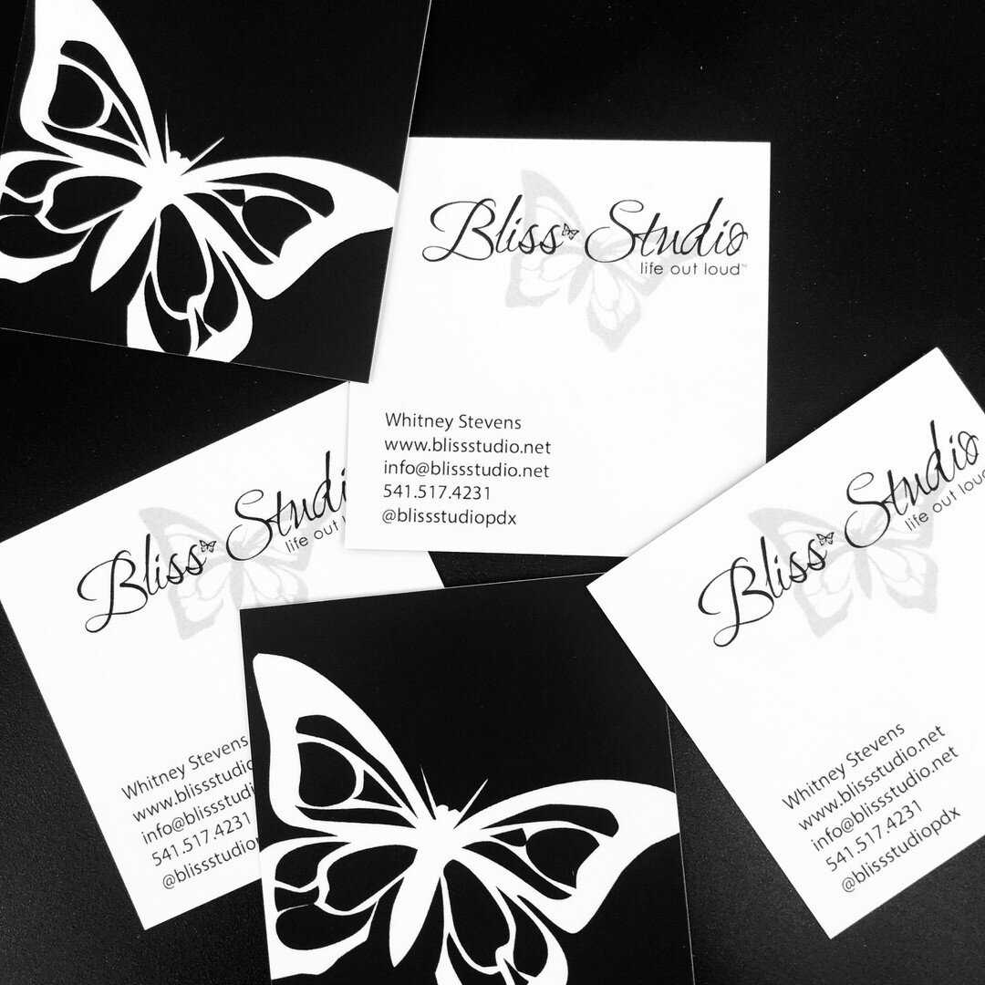 Bliss is going through a little refresher! It&rsquo;s been years since I have made any updates to the brand! Now that the studio is all decorated and has a fresh look I wanted the brand to match 🙌🏻🖤🤍🖤🤍🖤