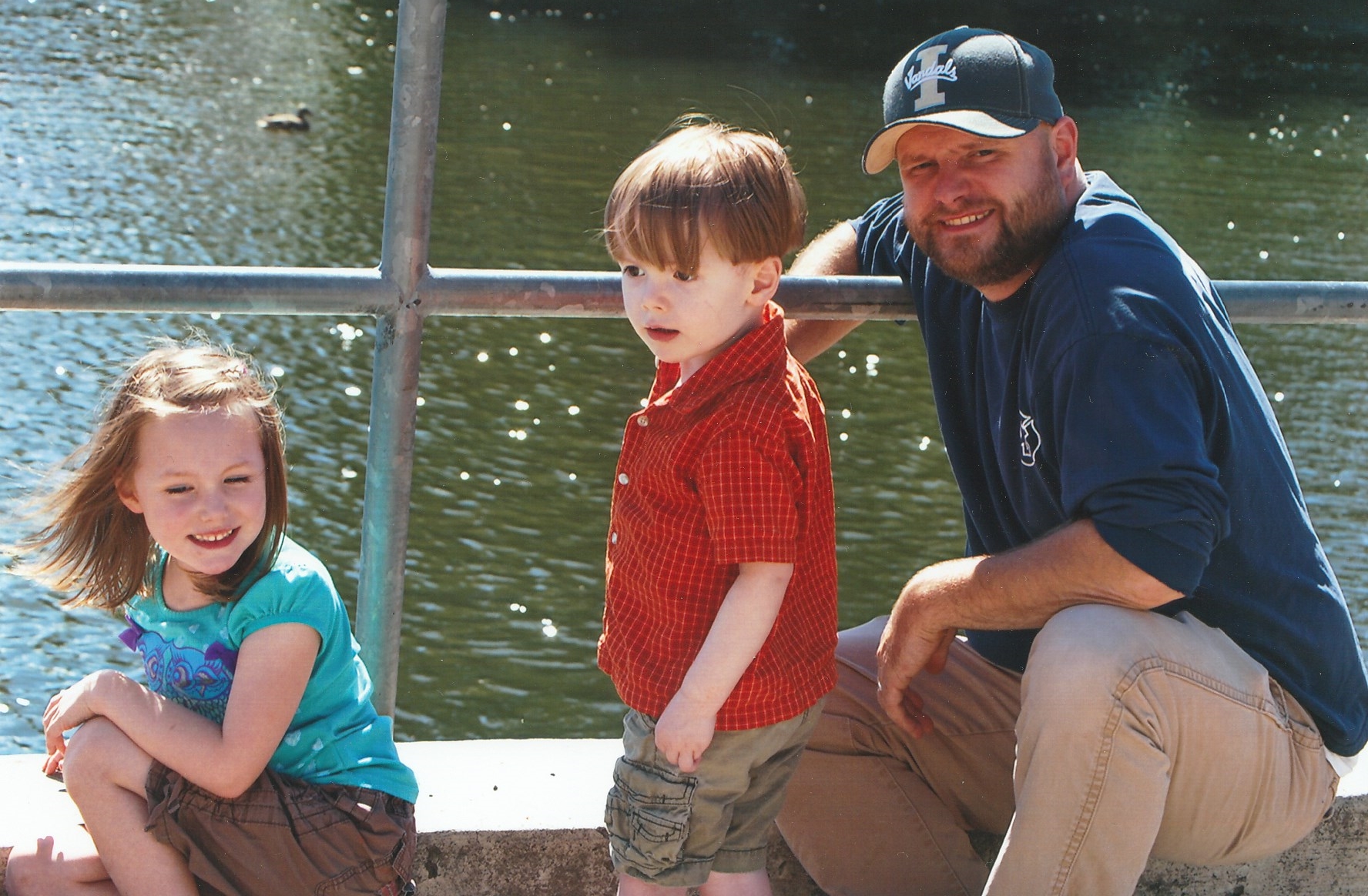 Timber, Sawyer and Dad
