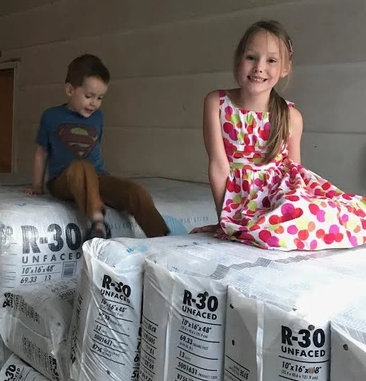 Dad's helpers - Sawyer and Timber Rauch