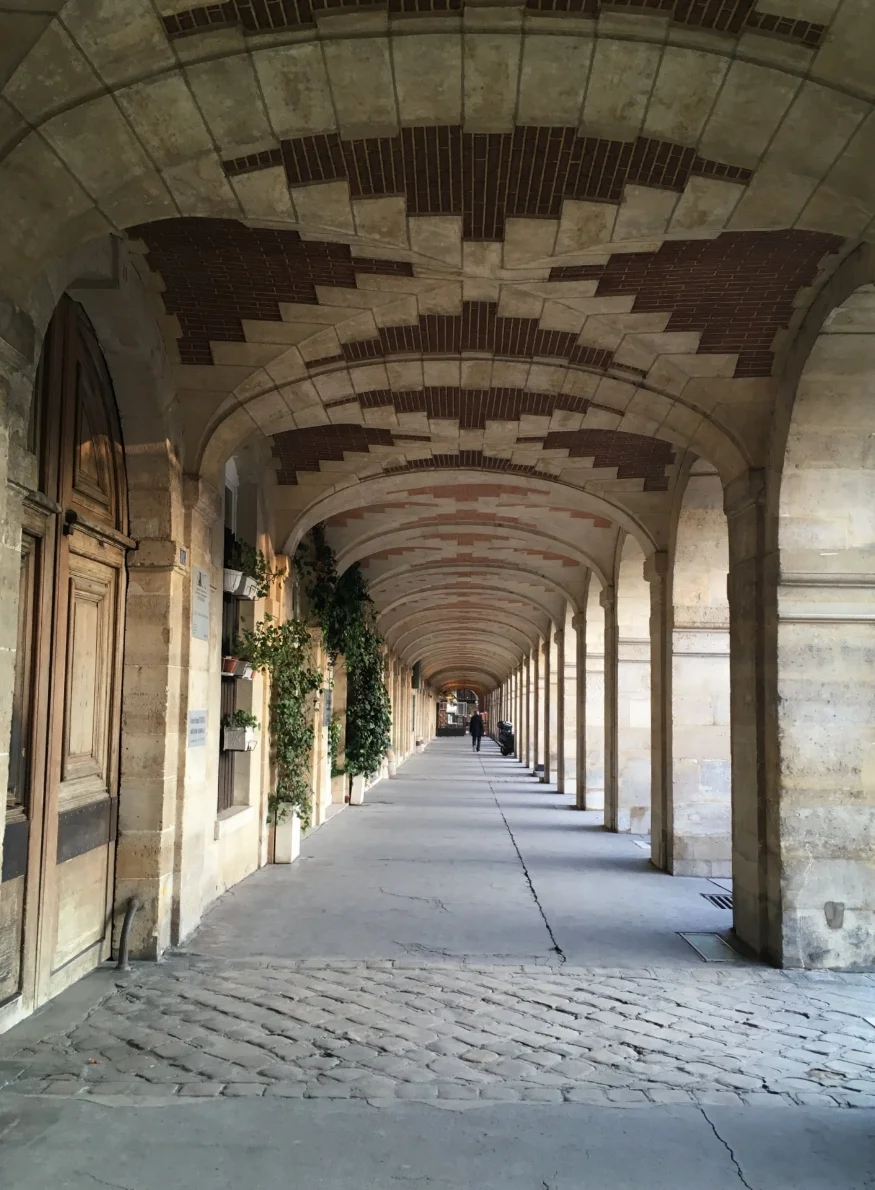 Quiet hour at Place des Vosges