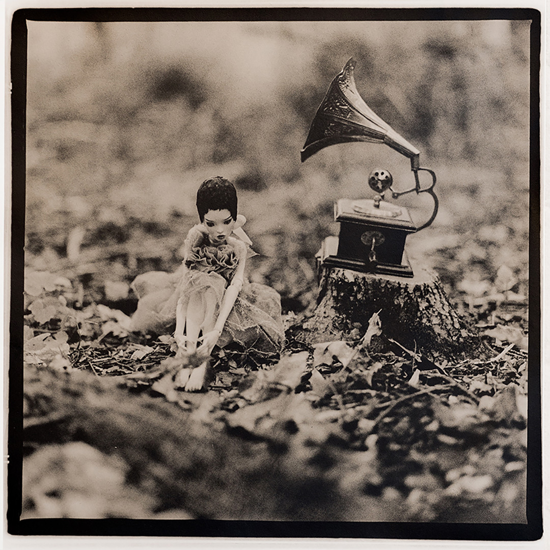   PaperDreams    ©Katarzyna Derda    "Gramophone"     from the series 'Paper Dreams'    lith print , Chicago 2016    unique;edition of 1  