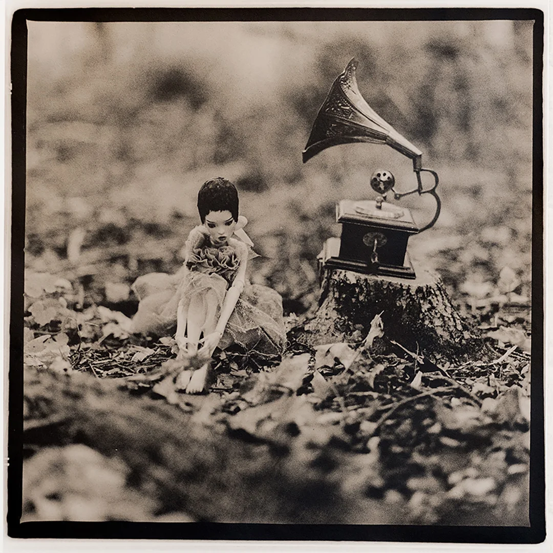 PaperDreams ©Katarzyna Derda "Gramophone" from the series 'Paper Dreams' lith print , Chicago 2016 unique;edition of 1