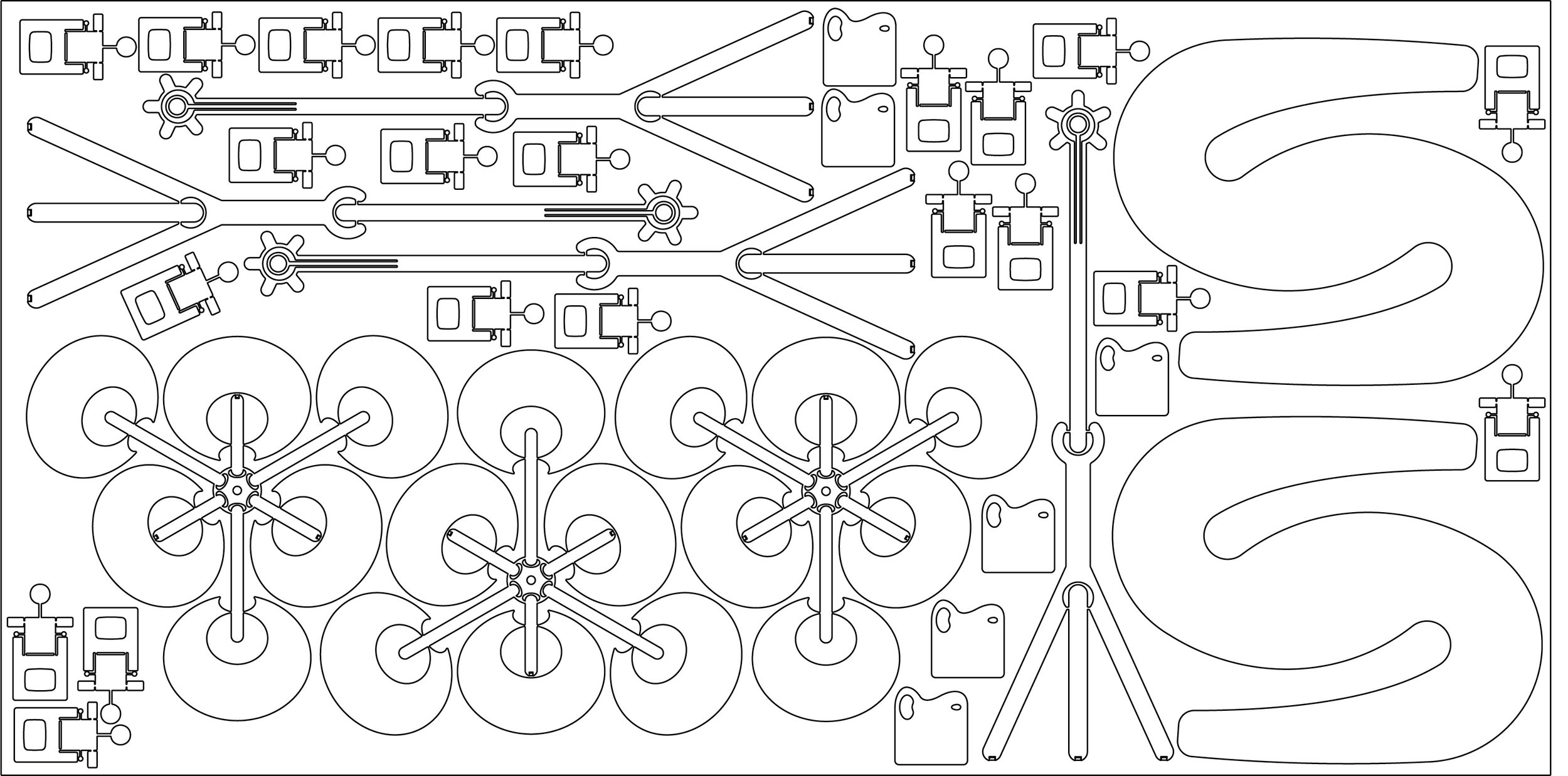 Open Designs  production plan on steel sheet