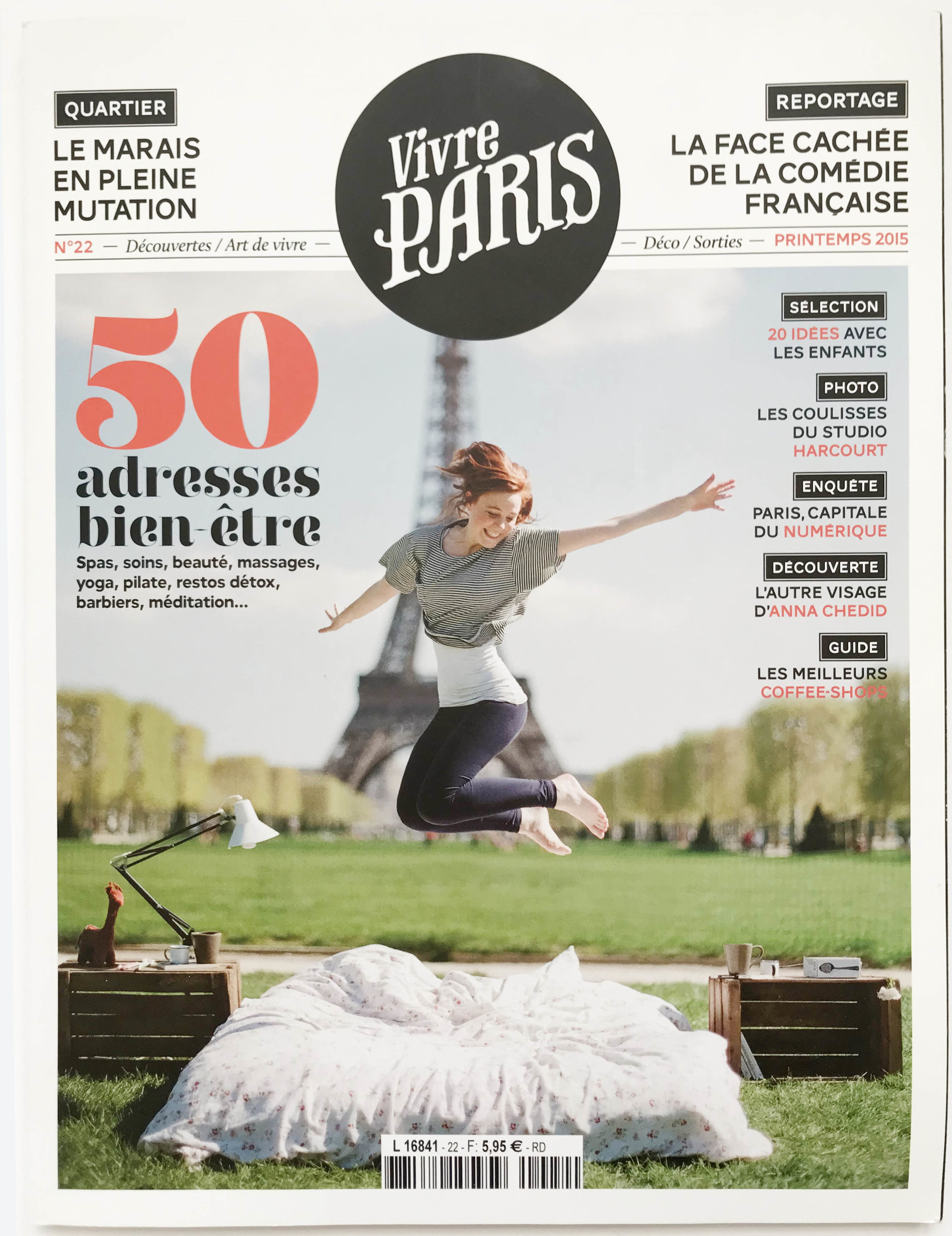 Vivre Paris: Cover 2015