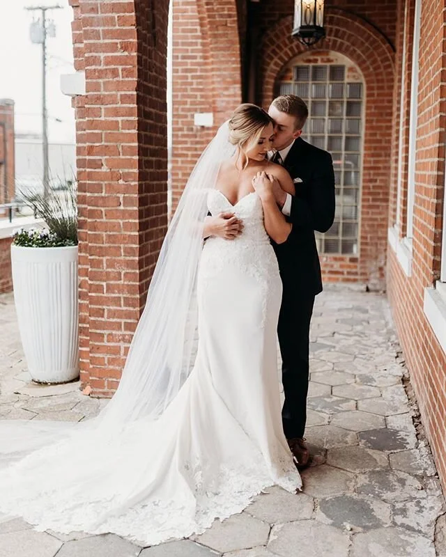 @szczeponson &amp; Trent's wedding at @thechurchonmain was so beautiful! Photographed by my wonderful associate, Macie, and edited by yours truly. 
If you're looking for a wedding photographer I would love to be considered-- if I, personally, am alre