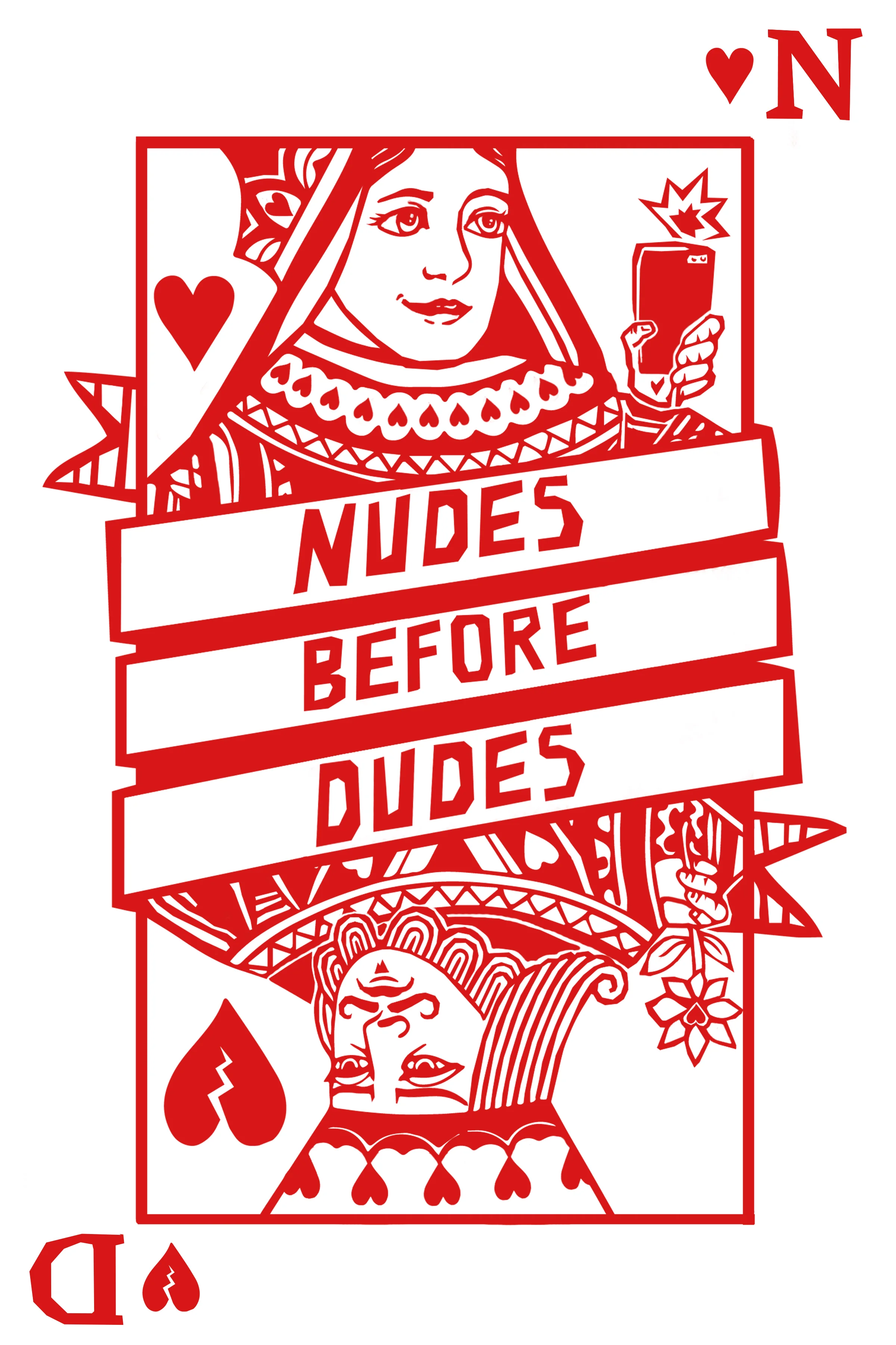 Nudes Before Dudes Design