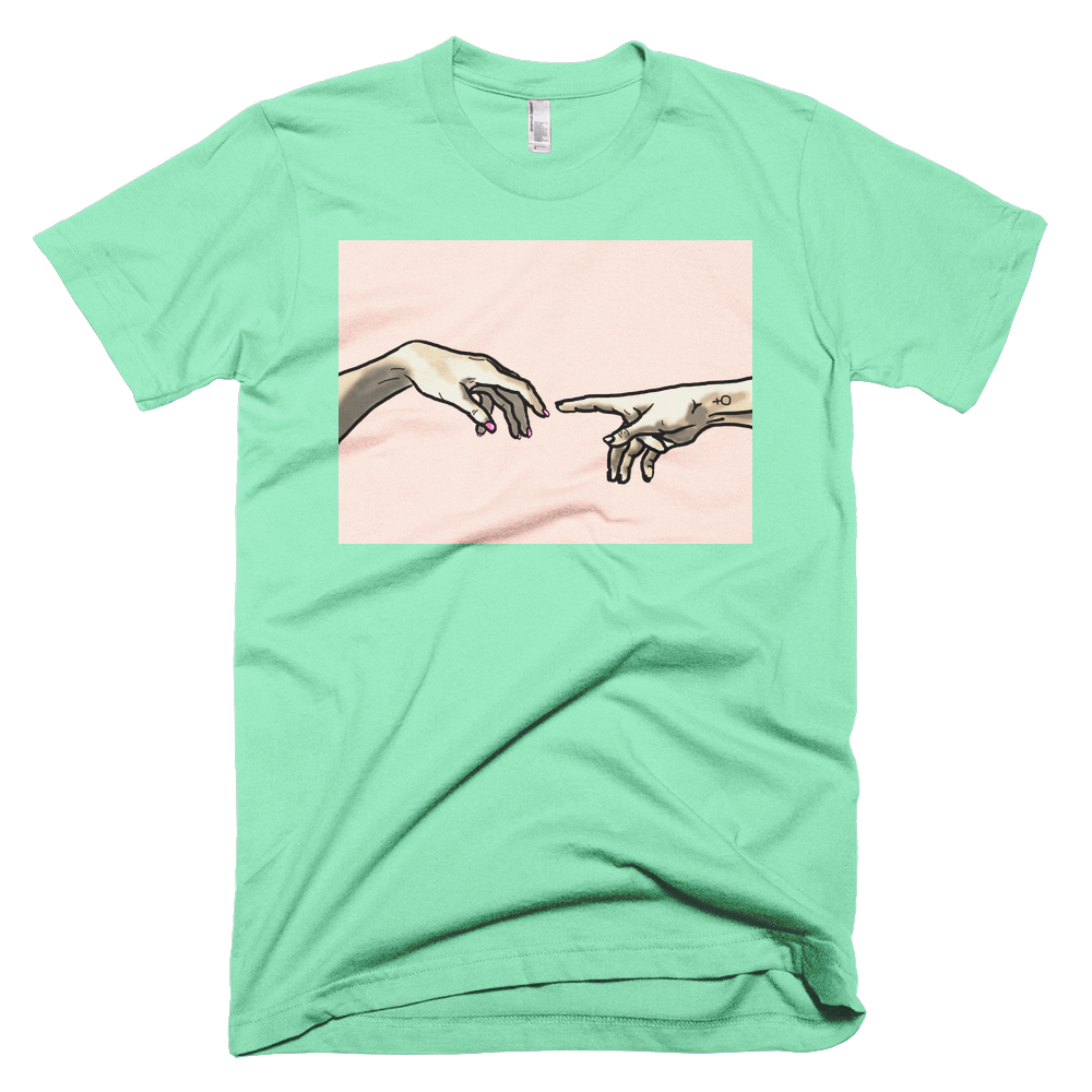 Creation of Woman Tshirt Design