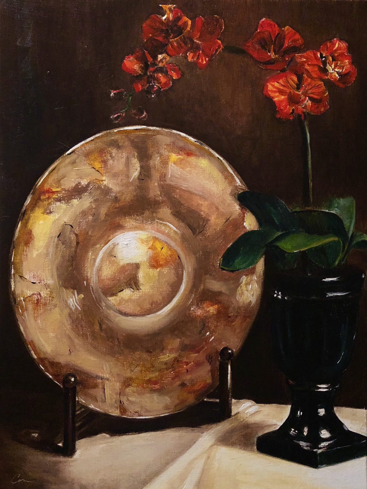   “Still Life”   SOLD  Oil on Canvas  16” X 20” 