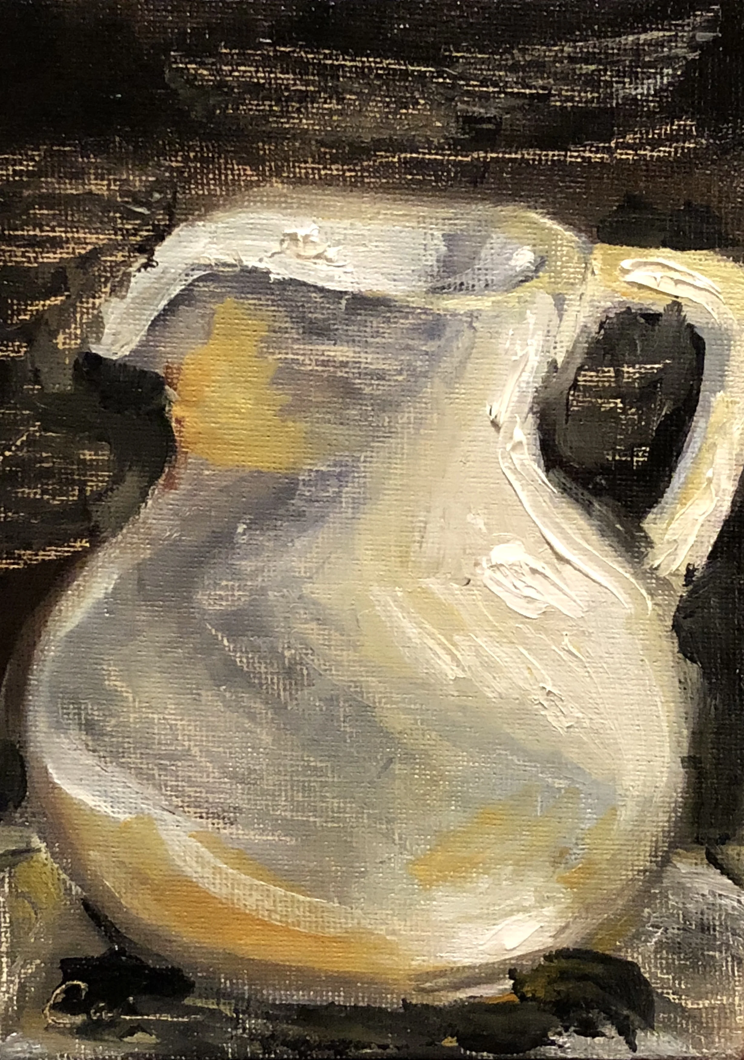 “La Creída” “The Stuck-up” This piece is currently for sale through the Sager Braudis Gallery. Oil on Canvas Board 9” X 6”