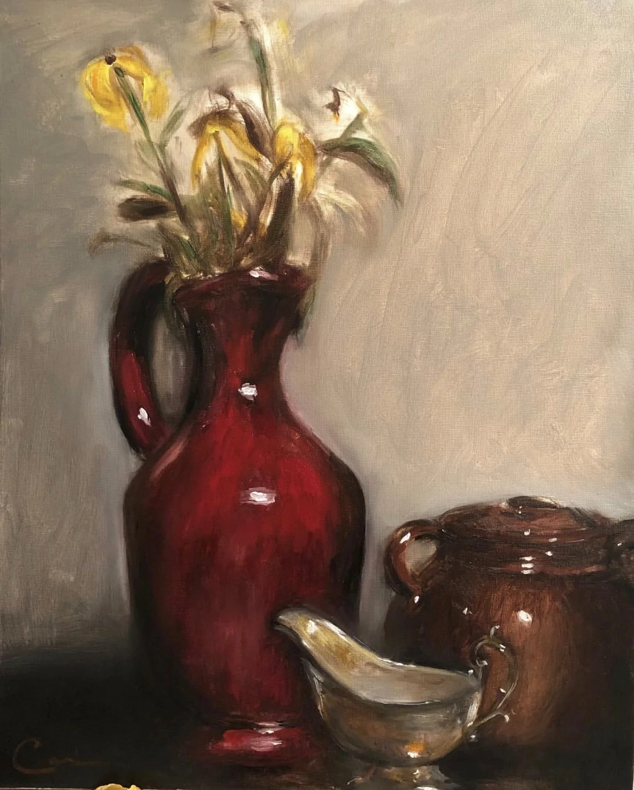 “Red” SOLD Oil on Canvas 16” X 20”