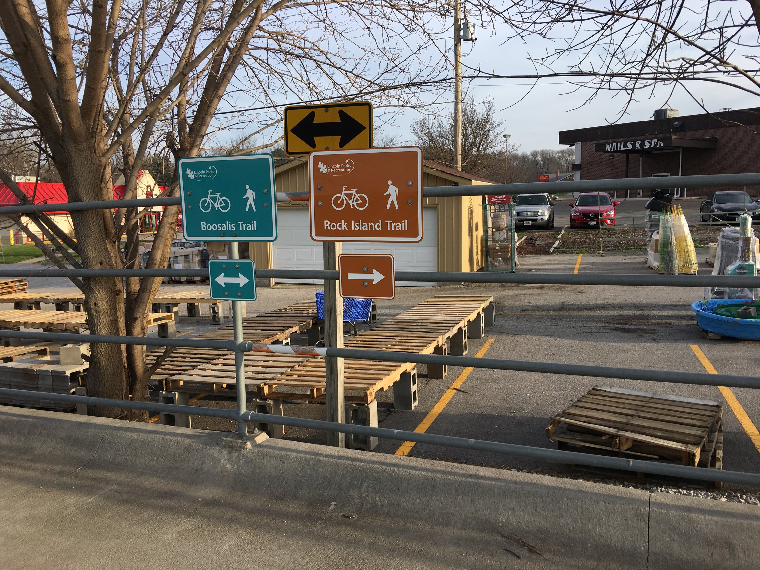One of many trail options to choose from