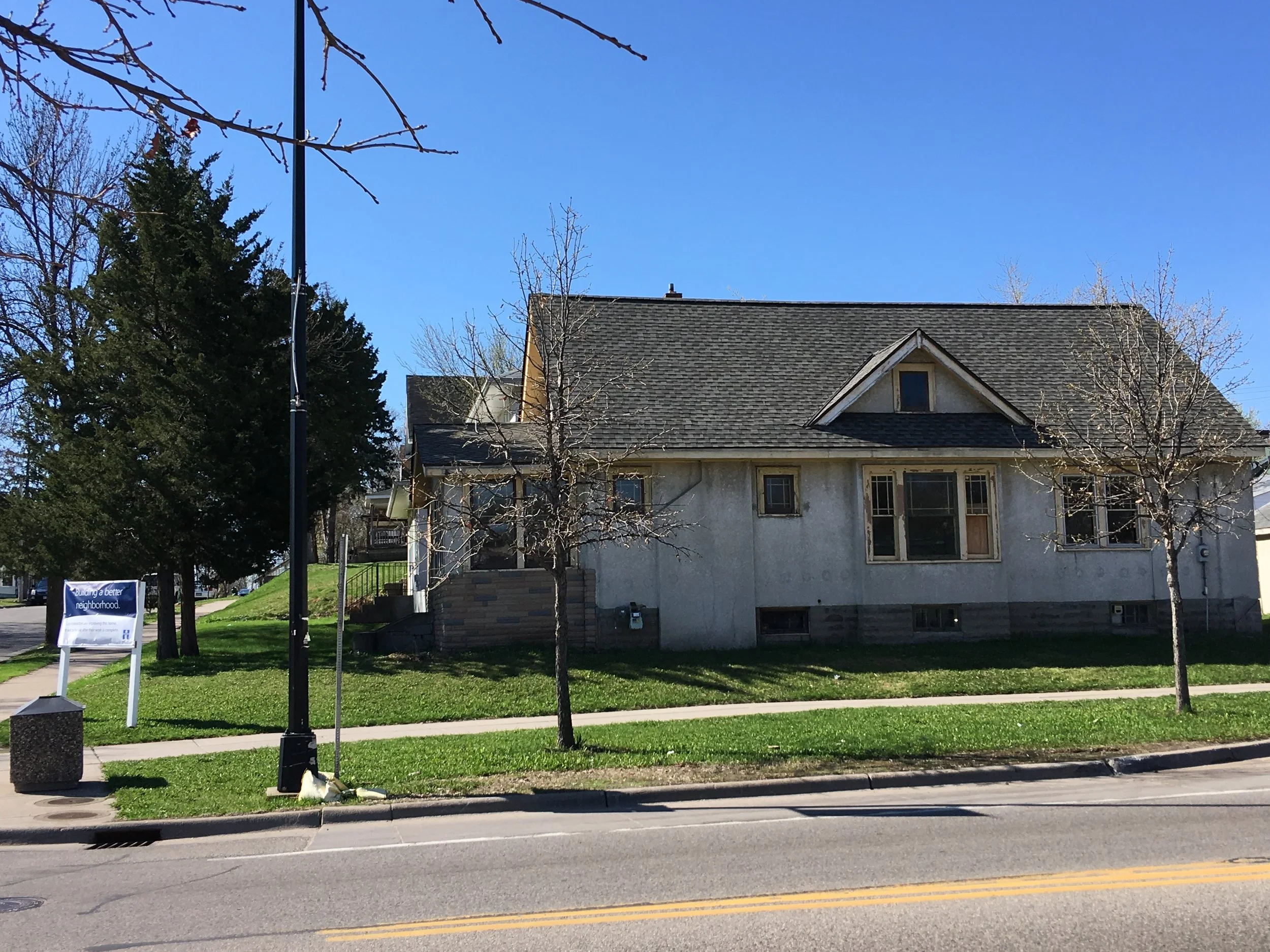 Hennepin County Building Better Neighborhoods bungalow on Lowry Avenue