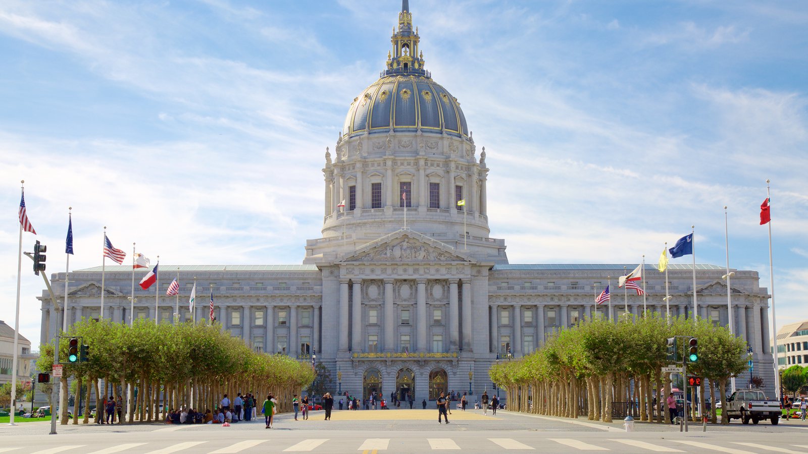 Civic Center Plaza in San Francisco (image courtesy of Expedia.com)