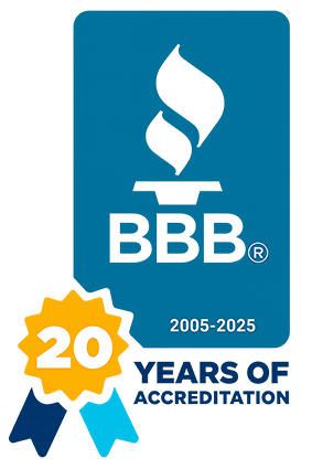 better business bureau 20 year badge