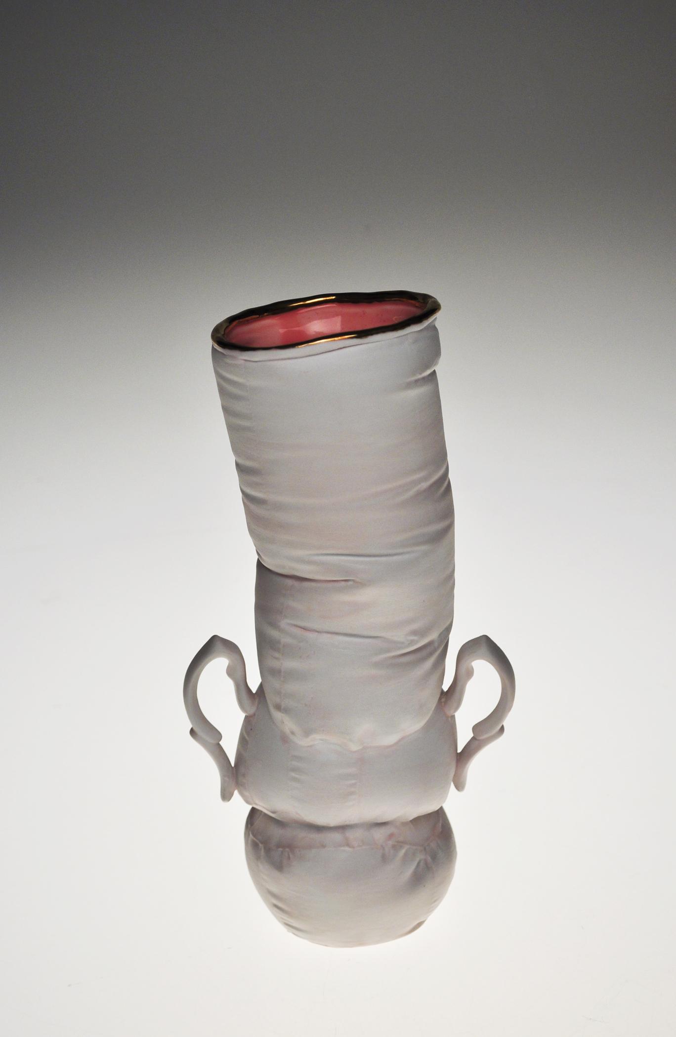 Sophie Neslund, Ashley , Porcelain, luster, 6x6x12”, 2015.