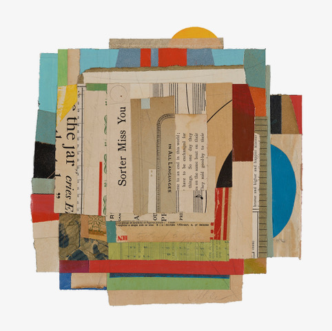 ©Jacqueline Dee Parker_One Last Summer Of Always_paper, acrylic, and graphite collage_9x9in.jpeg