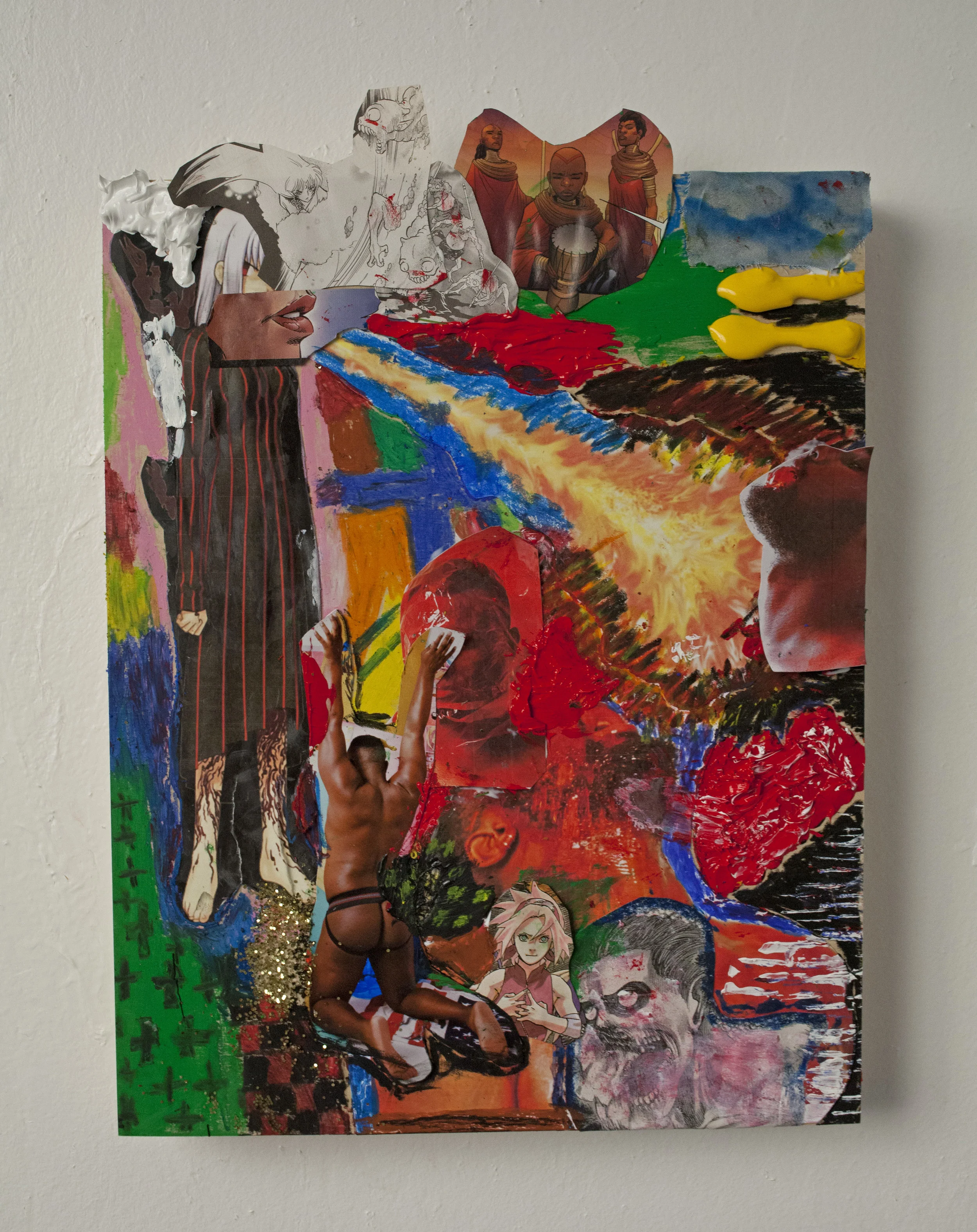 Rakeem Cunningham, Don’t Tell Me How To Deal With My Own Sexual Assault , 16 x 12"