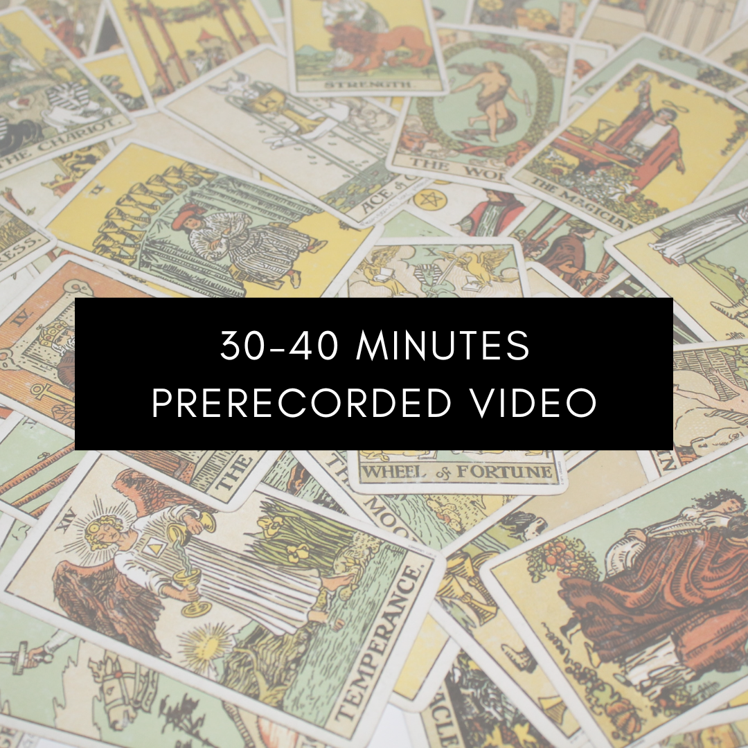 30-40 MINUTES - PRERECORDED VIDEO