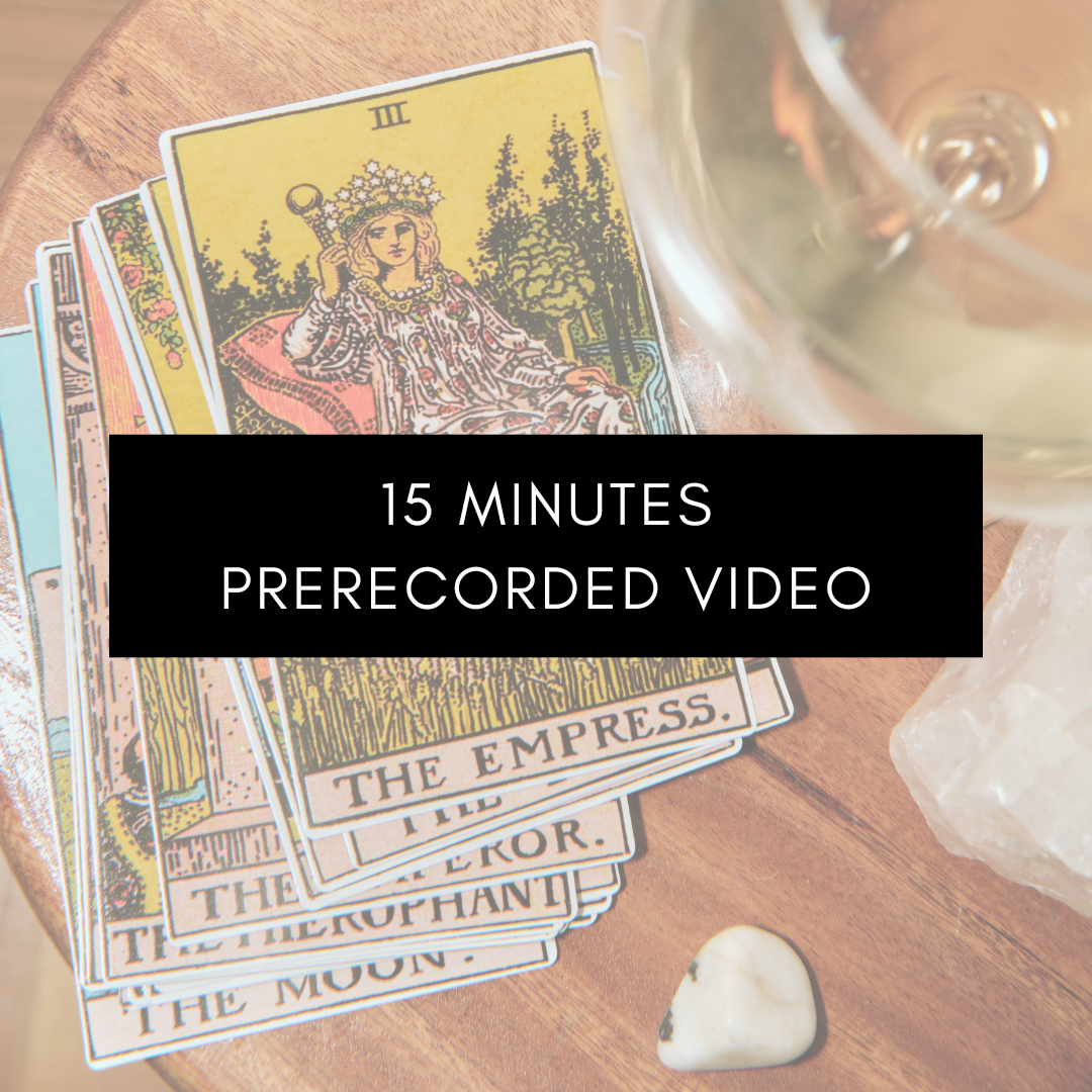 15 MINUTES - PRERECORDED VIDEO