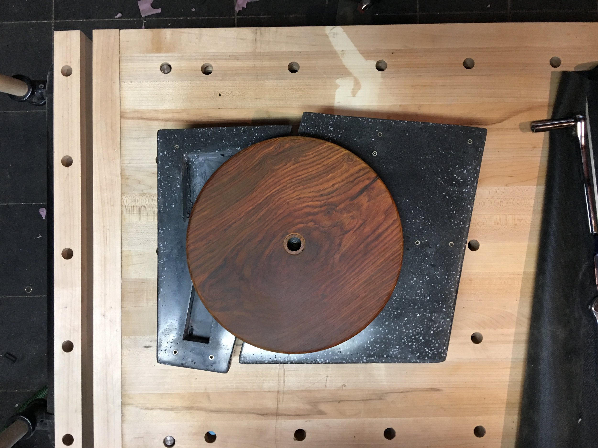 It's starting to look like a turntable. 