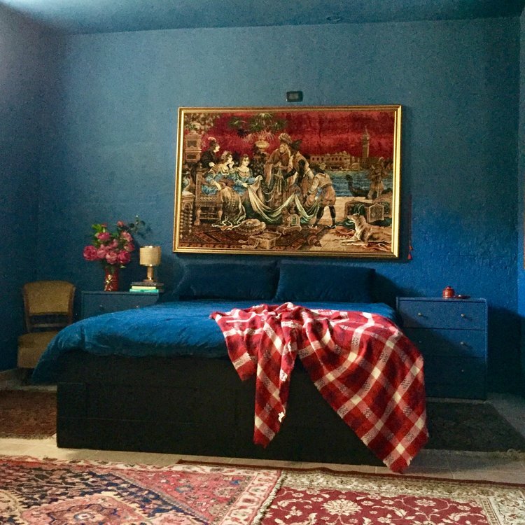 Blue room with tapestry by Marnee fox.jpeg