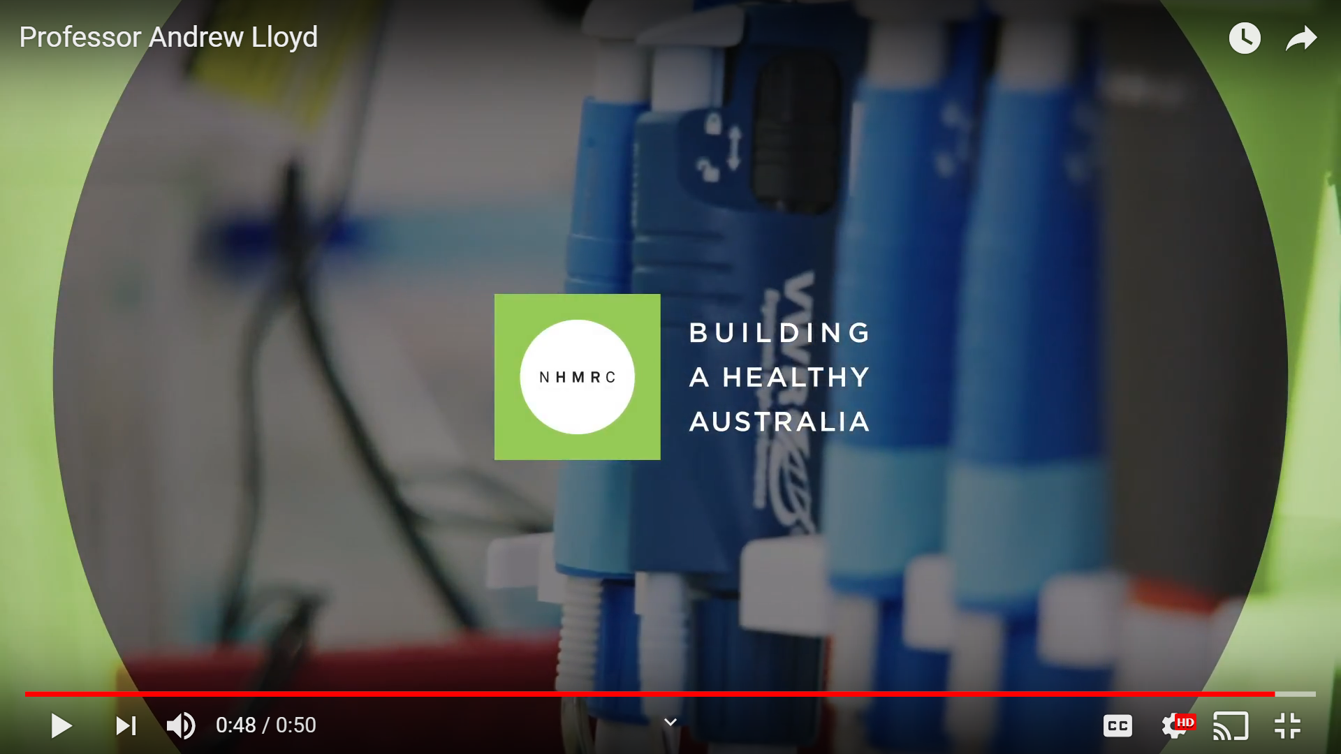 NHMRC Researcher Interview: Professor Andrew Lloyd