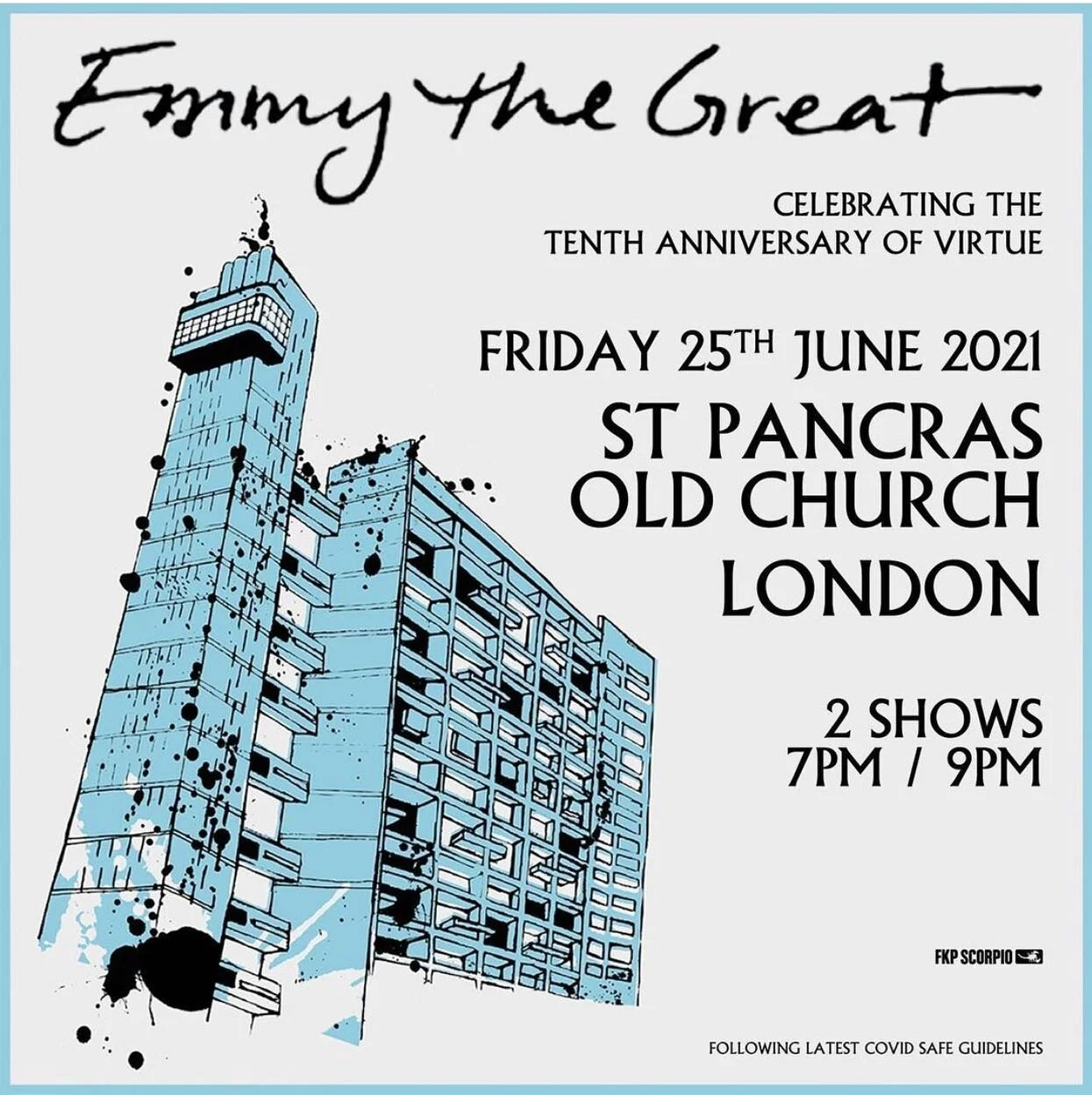 Virtue is 10 live at @spocmusic, 25th June. Tickets for these two socially-distanced gigs go on sale on Friday 9am. 

Unfortunately we don&rsquo;t have the capacity to stream this, so we&rsquo;re going to record the audio and make it available. I als