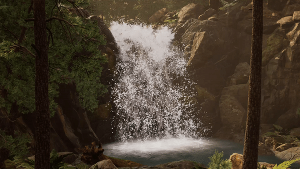 Forest Waterfall