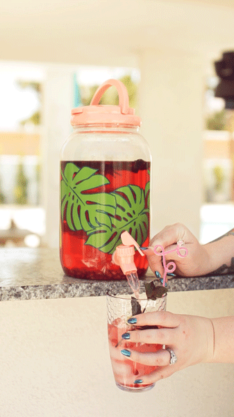 Cinemagraph Animated Gif of Cocktail Drink Dispenser