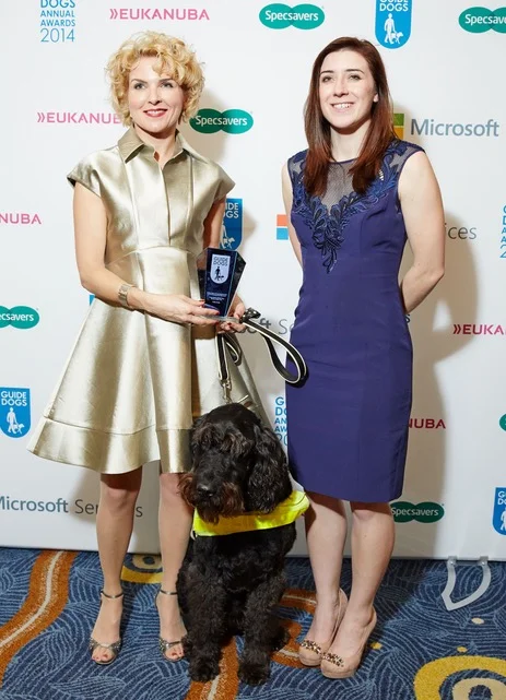 'As a person and an inspirational speaker, Verity personifies the ability in disability by always pushing the boundaries of what is possible. In late 2014 the Mail on Sunday readers voted her 'UK Inspirational Guide Dog Owner of the Year with Uffa, her Guide dog’.