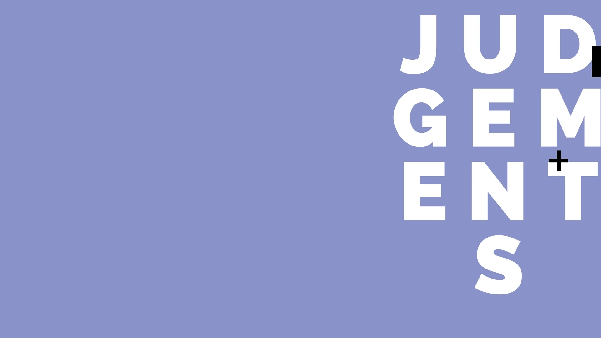 The Judgements of God