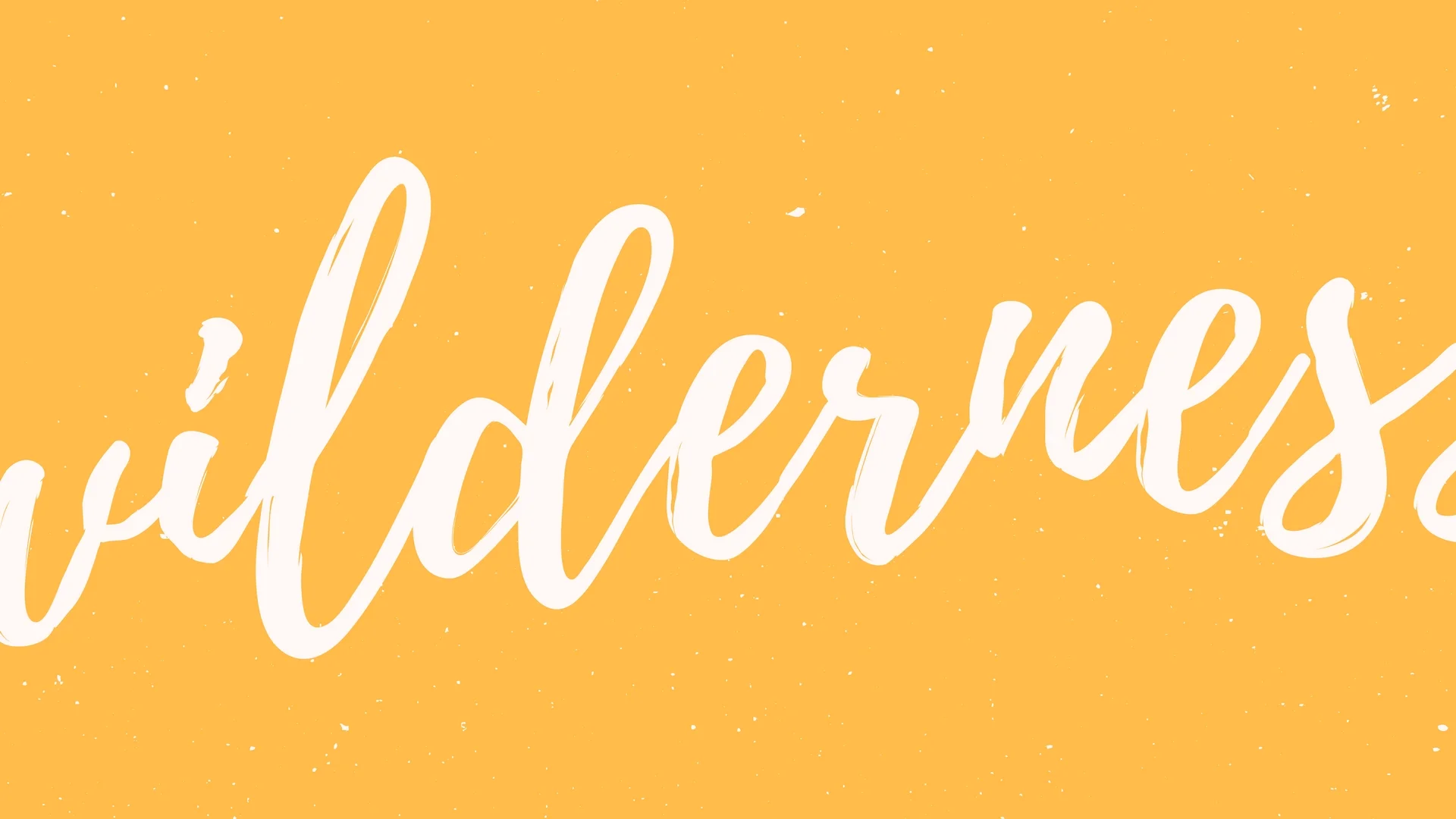 Spiritual Wilderness