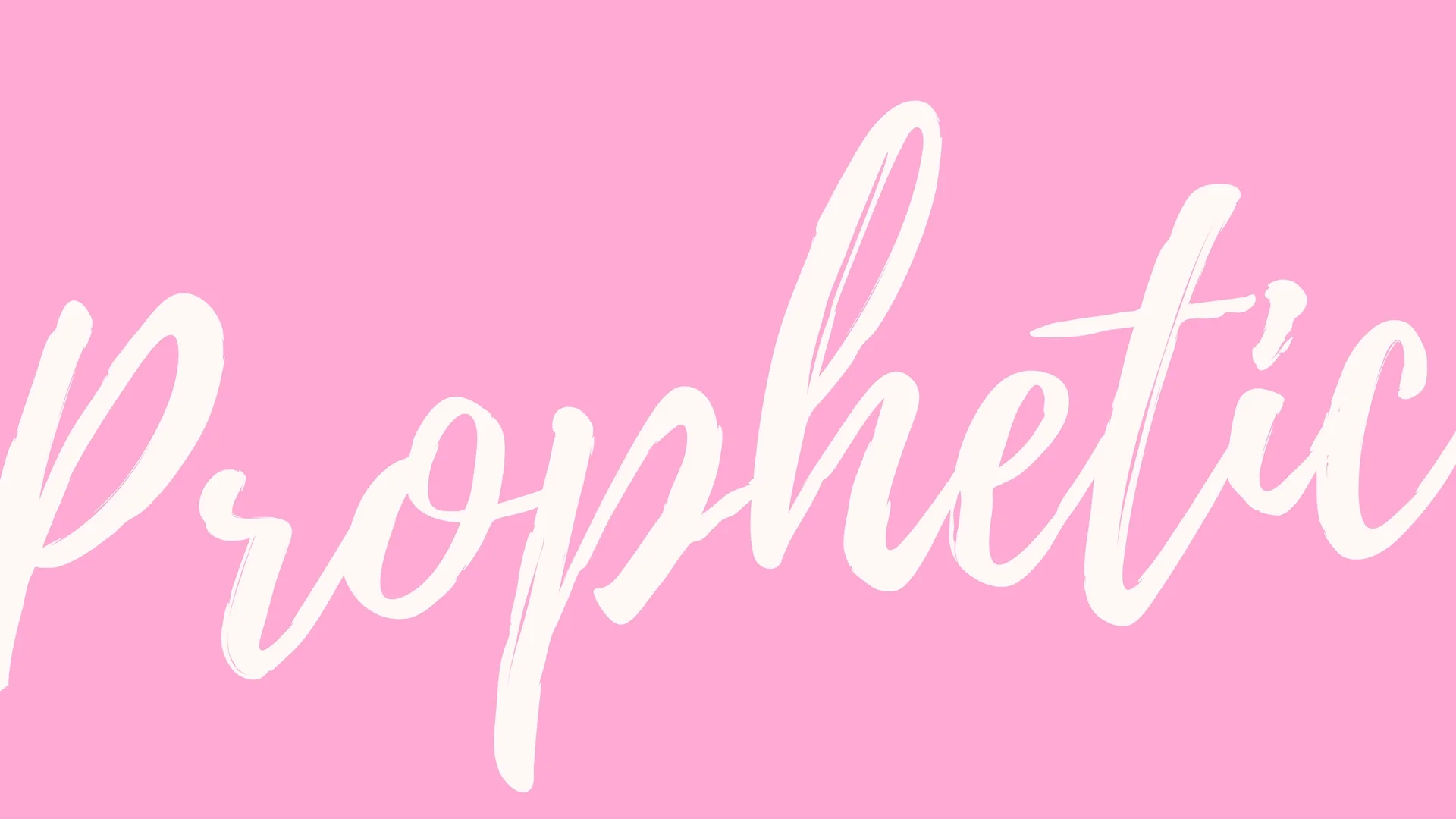 The Prophetic Destiny Of Jesus