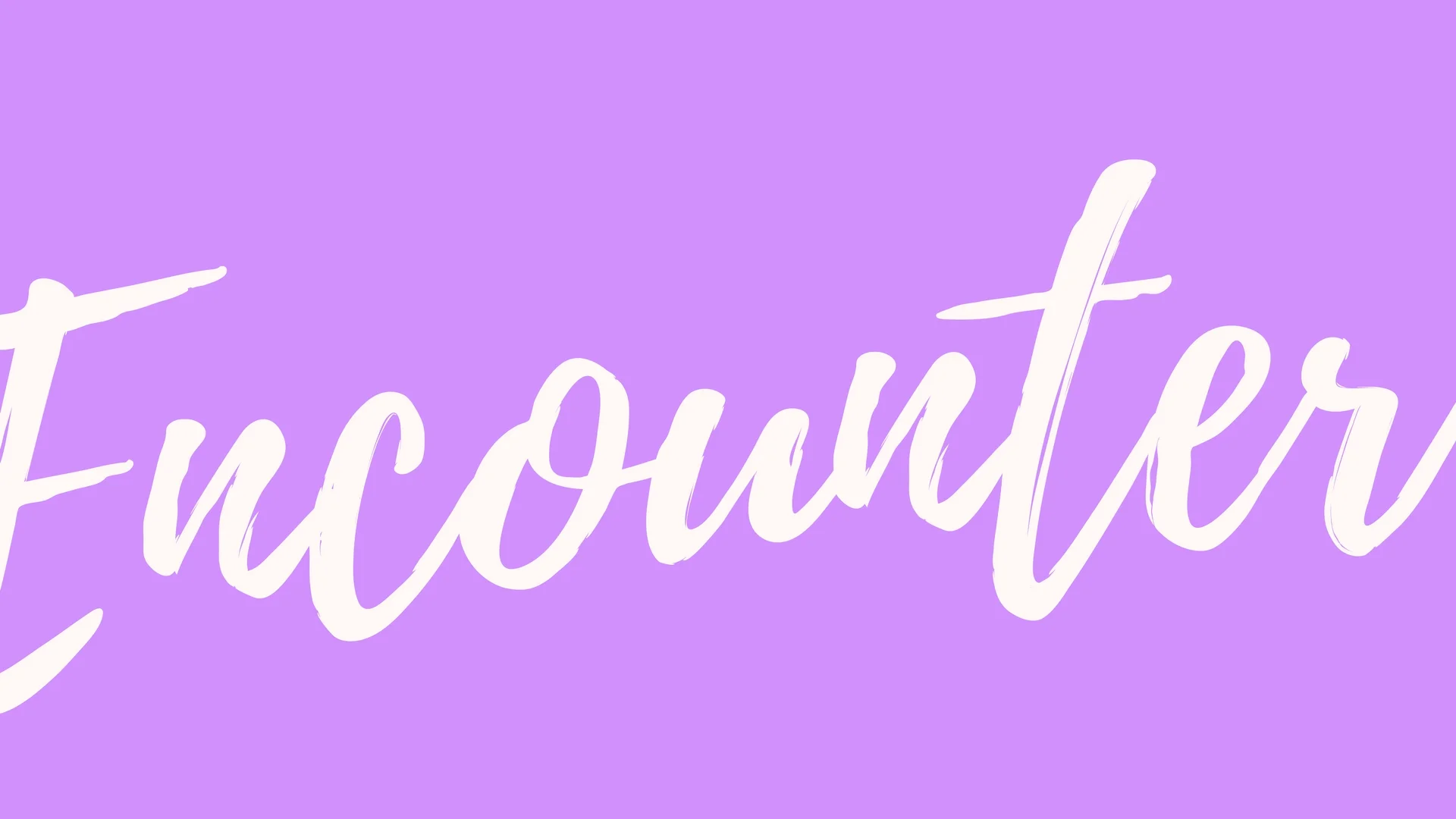 Encounter Weekend - Session 3B - From promise to fulfillment