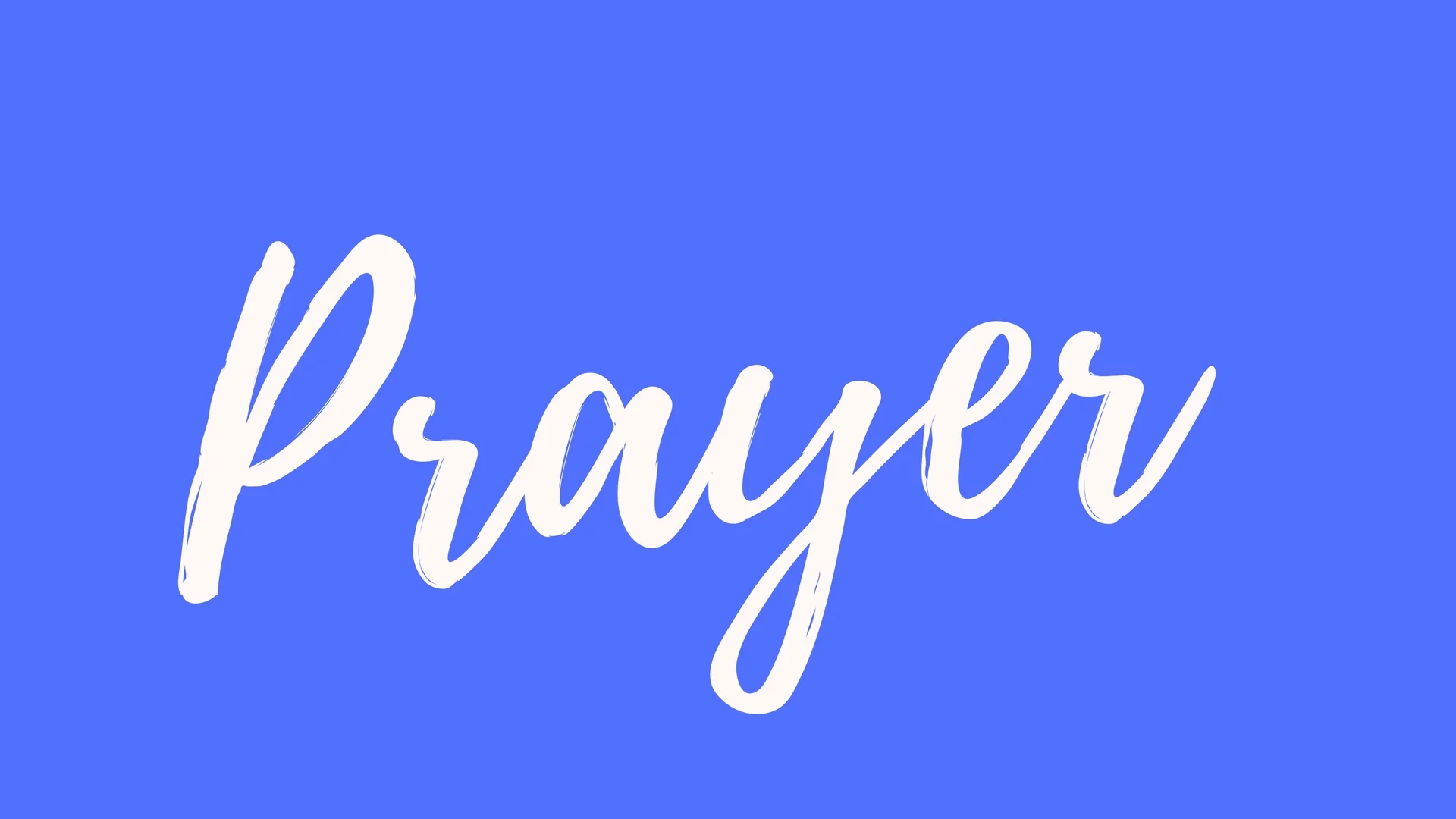 Importance of Prayer