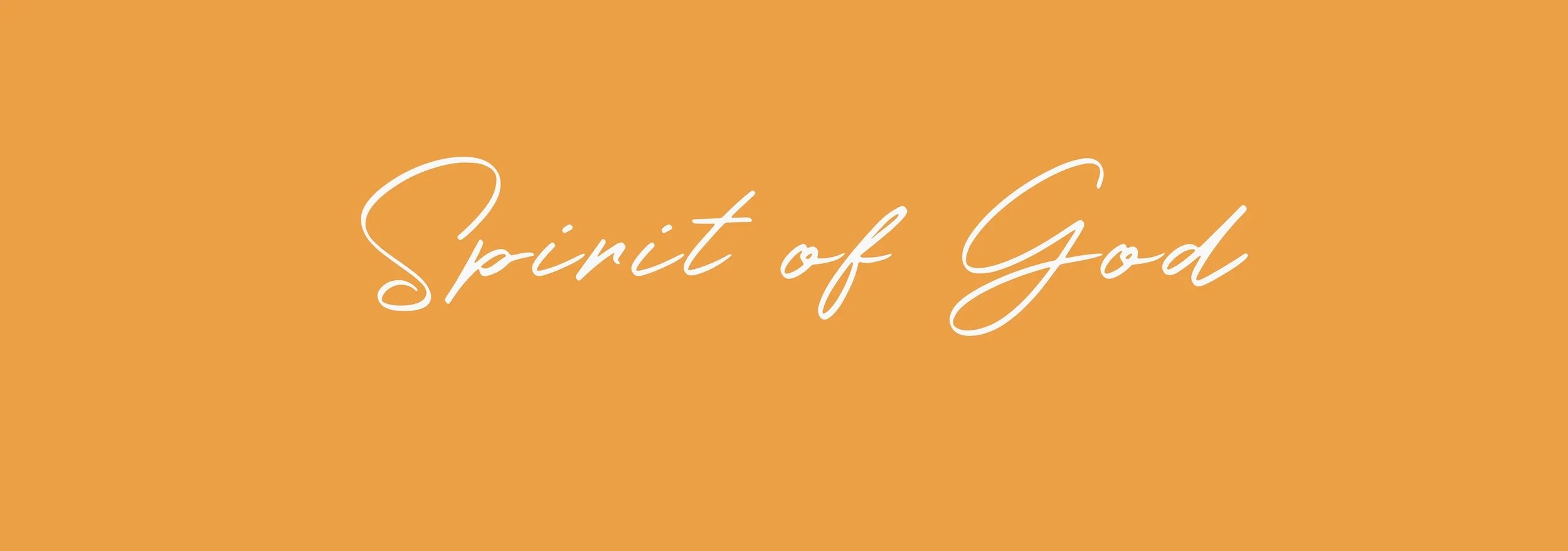  Spirit of God