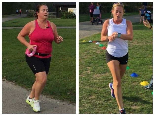 My first parkrun in September 2015, and my parkrun in September 2016