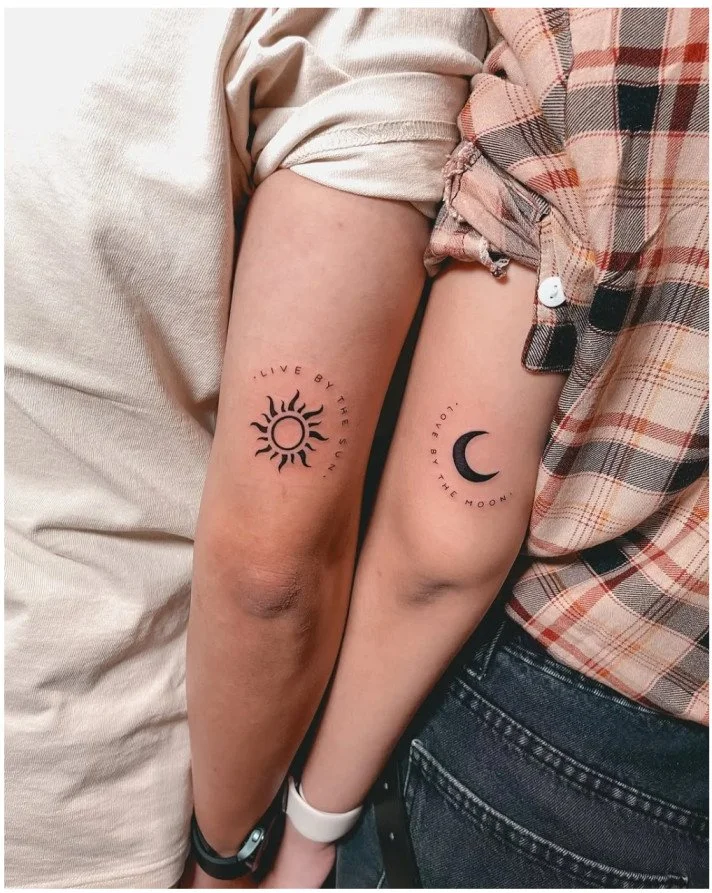 Sun and Moon Tattoo