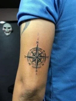 Compass Tattoo