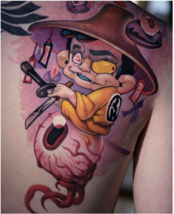 Surrealism tattoo