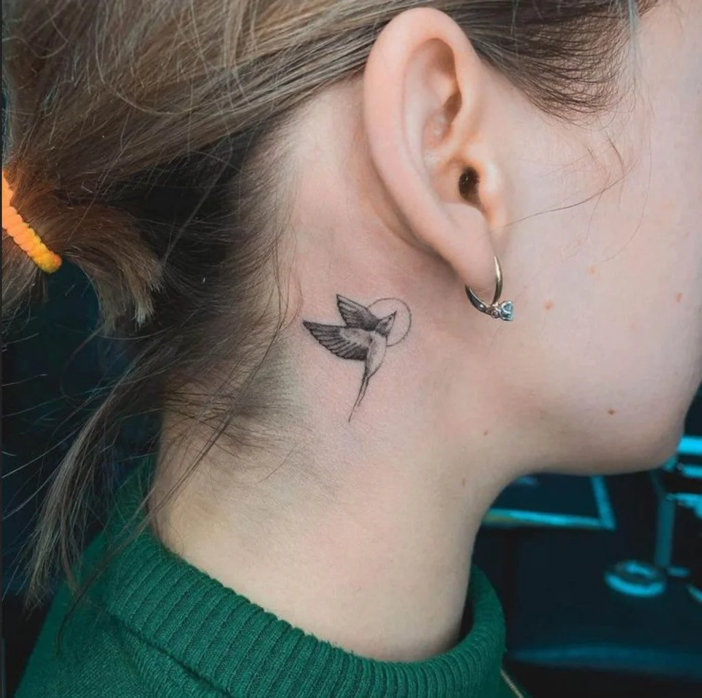 Flying Bird Tattoo