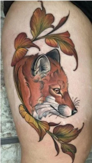 Neo traditional fox